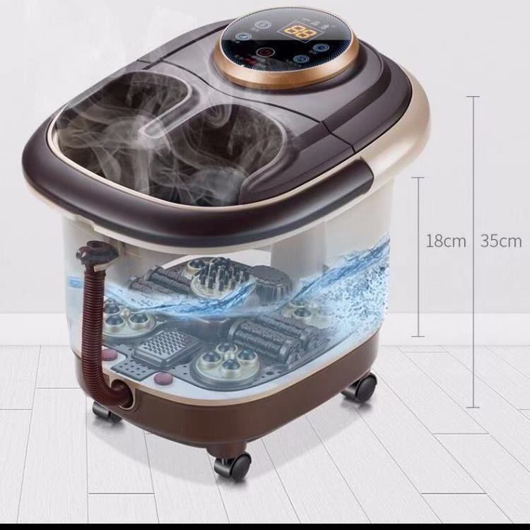 一品康足浴盆家用泡脚桶电动按摩加热恒温智能全自动足疗机过小腿