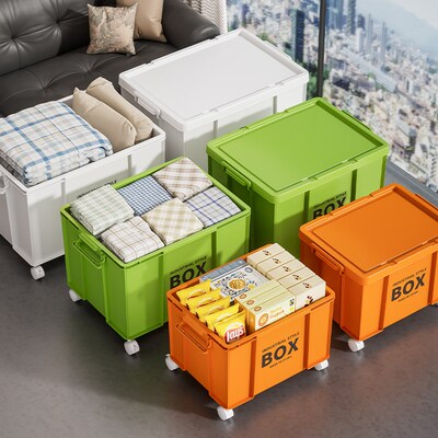 Storage box plastic storage box large quilt storage 收纳箱