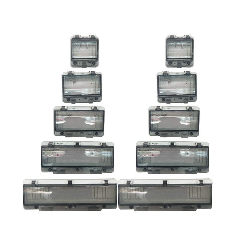 IP67工业插座箱回路盖板工地移动配电箱面板 防水手提式检修箱
