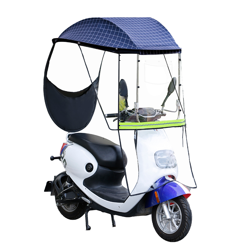 电动车雨棚新款全包围透明安x全防水保暖加厚围帘摩托电瓶车遮雨