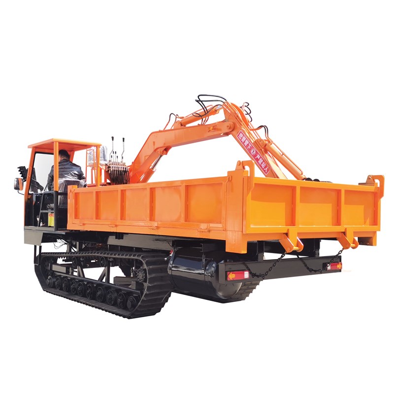 履带随车挖d农用运输车四不像园林工程全地形爬山虎水陆两用挖掘