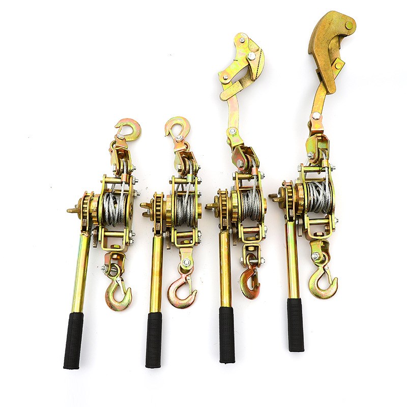 双钩紧线器双棘轮式收紧器钢丝绳y拉紧器牵引器多功能紧线器2T 2