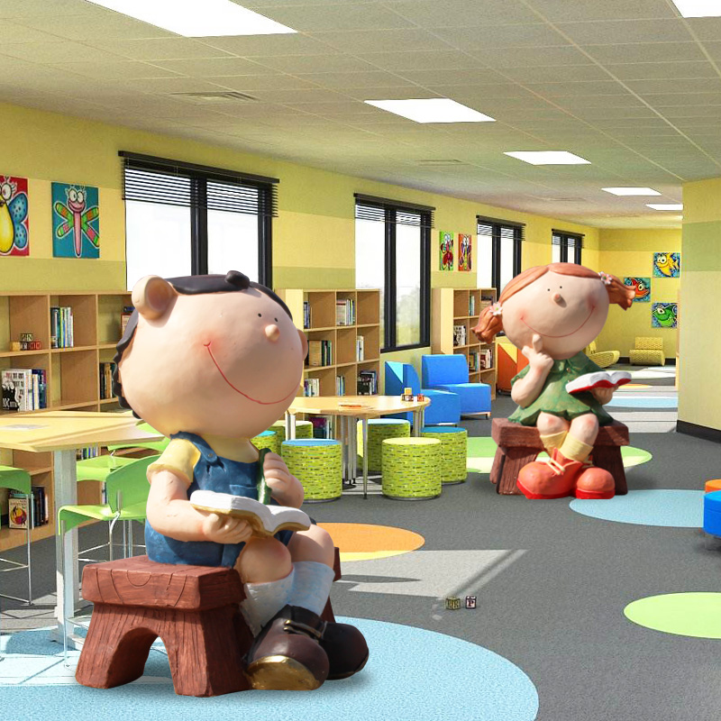 花园装饰庭院别墅户外园林幼儿园摆件F咖啡店商场美陈卡通人物雕