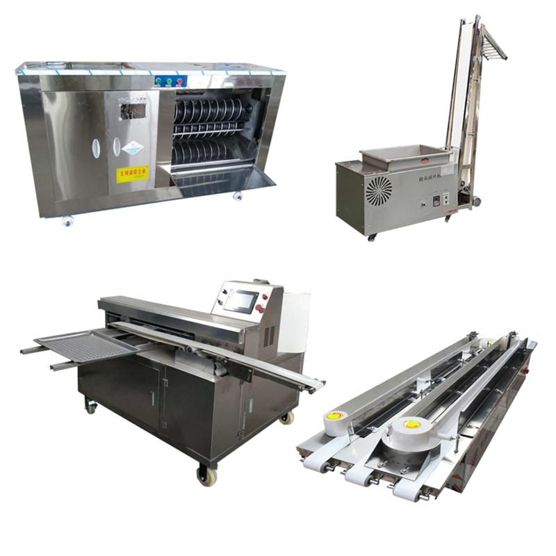 馒头生产线商用圆馒头p方馒头自动装盘机馒头流水线馒头自动化设