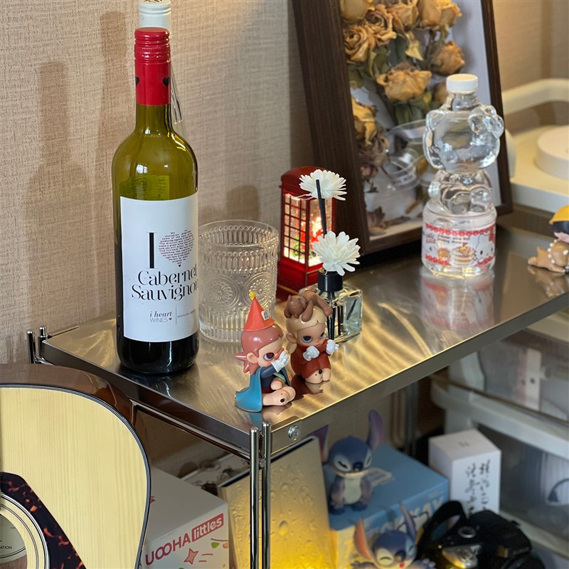 日式不锈钢扫地机器人置物架家用客厅阳台储物落地多层X收纳层架