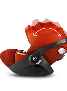 奶爸家cybex cloud q新生婴儿提篮z plus车载儿童安全座椅可平躺