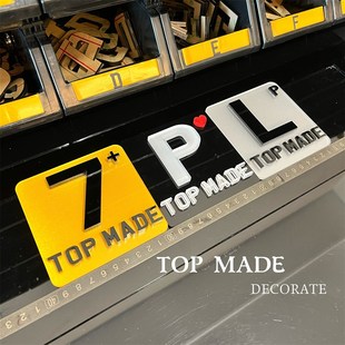 改装定制香港P牌L牌实习车贴3D立体见习标志反光停车牌汽车装饰牌