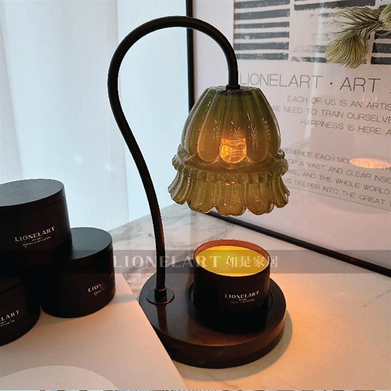如是融蜡灯中古铃兰氛围灯明暗时长可调床头台灯小夜灯礼物礼品