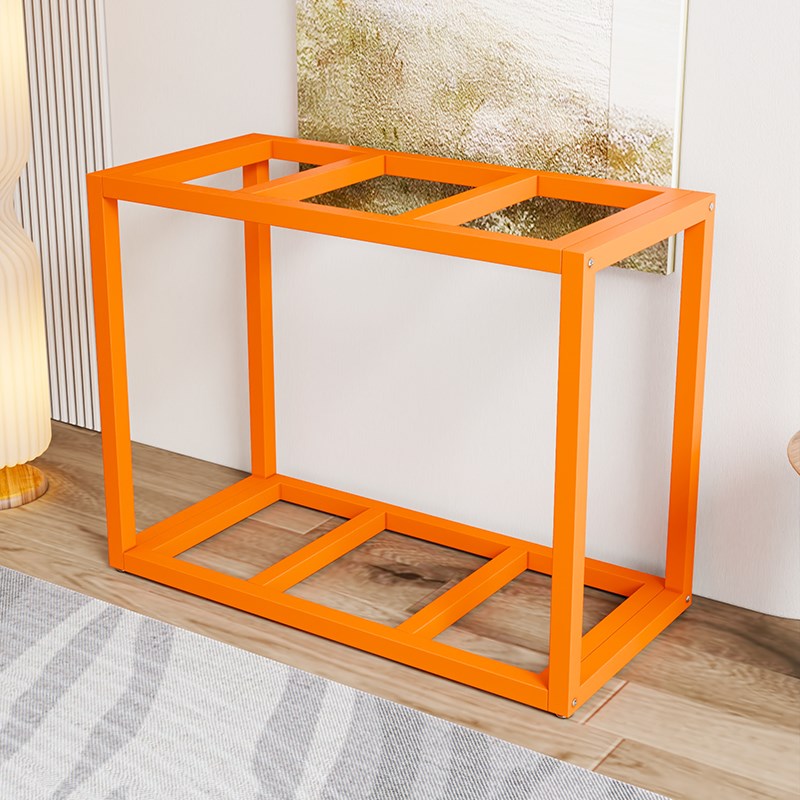 鱼缸架子底座客厅铁工业柜型不锈钢简易鱼缸底中定制承重鱼缸架子