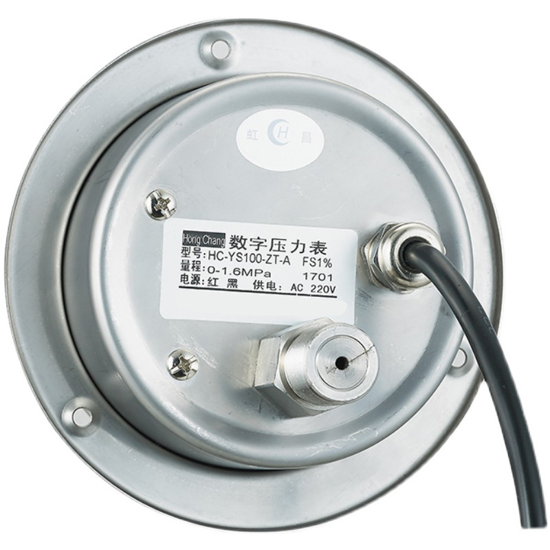 轴向不锈钢Y100智能数显压力开关E控制器真空负压力表空压机电接