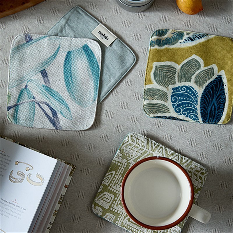 植爱盒子餐桌垫多款式搭配杯碗盘垫小方块V隔热垫餐巾垫