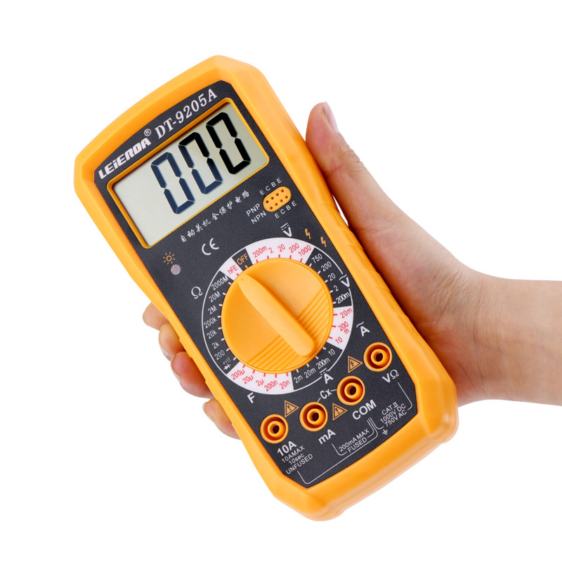 雷尔达高精度全智能数字万用表RD862电K工防烧多用表维修表全保护