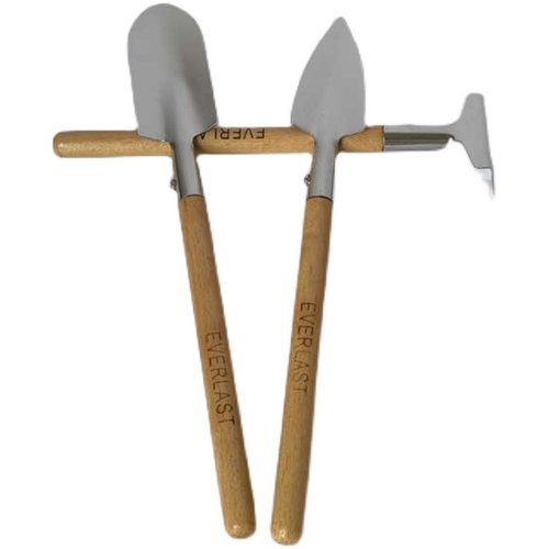 不锈钢小铲子园艺种花工具铁锹铁铲D多肉种植栽花种菜户外挖土花