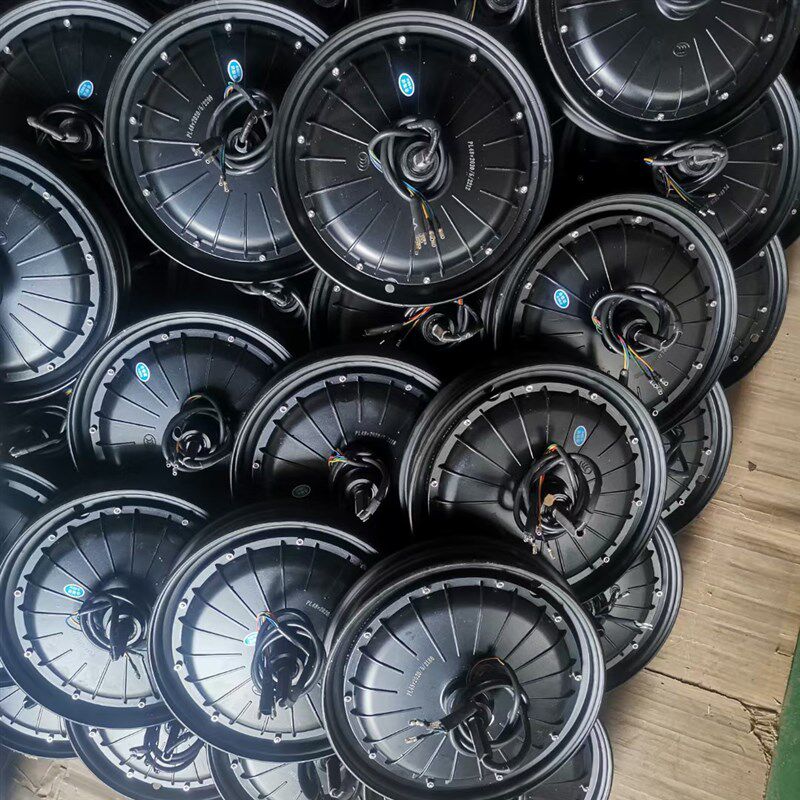 通 用电动自行车电机后轮48伏3A50瓦电动车电机轮毂14寸真空胎后