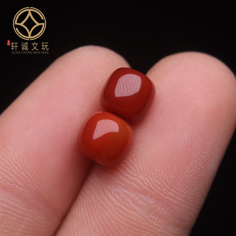 保真保山凉山瑙老型桶珠满肉满色南红玛配珠散珠DIYW配饰新品配件