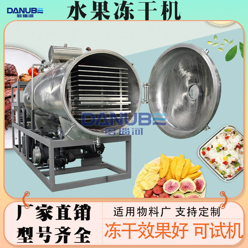 水果冻干机 杨梅蓝莓草莓桃子菠萝蜜牛肉柿子冻干设备 蔬菜冻干机