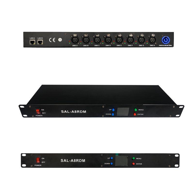 8路网络DMX扩展器 老虎MA控台artnet转换器带rdm演出灯光控制设备