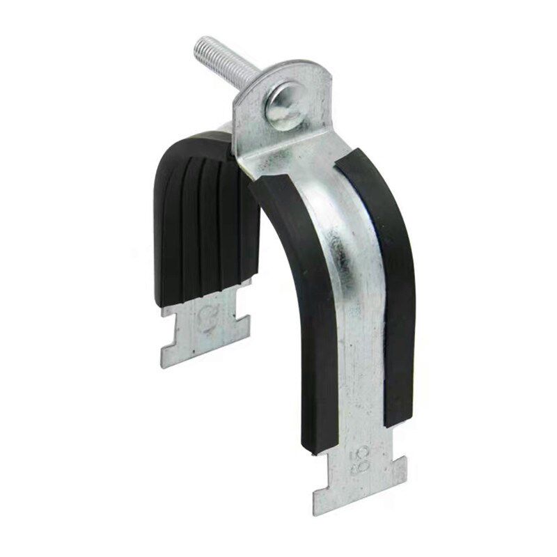 O型管束双立式抗震支架O型卡箍悬吊式管卡绝缘防震P型卡