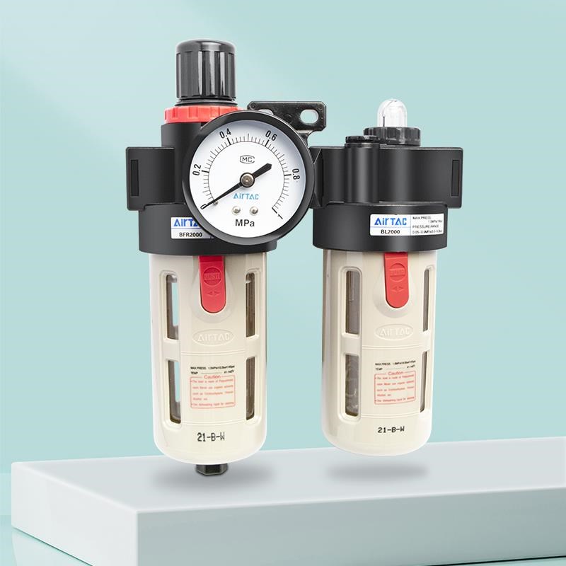 亚德客二联件油水分离气源处理器气体过滤器BFC2000/3000/4000A1