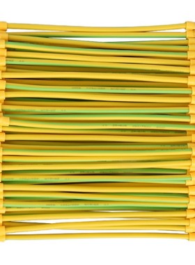 黄绿双色光伏接地线配电箱静电免桥架跨接地线软铜BVRS2.5/4/6平