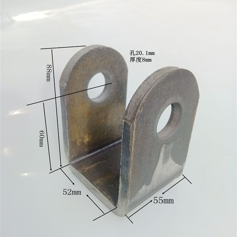 卡扣卡子卡座U型打孔加厚加大冲压件P铁件焊接机改装件