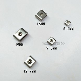 304不銹鋼扎帶扣 鋼帶頭 可重復(fù)使用金屬盤帶鎖扣 內(nèi)六角螺絲卡扣