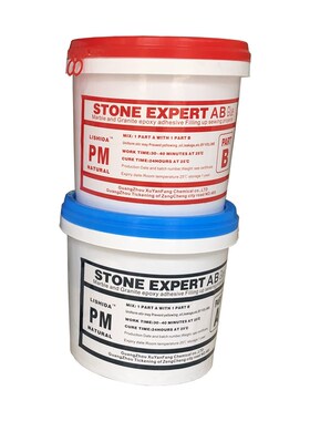 宝石牌超白色干挂ab胶纯白型干挂胶环氧AB胶优质环保型石胶瓷砖胶