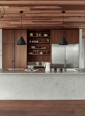 木质黑色吊灯极简轻奢小吊灯卧室床头吊灯长线现代简约飘窗灯单头