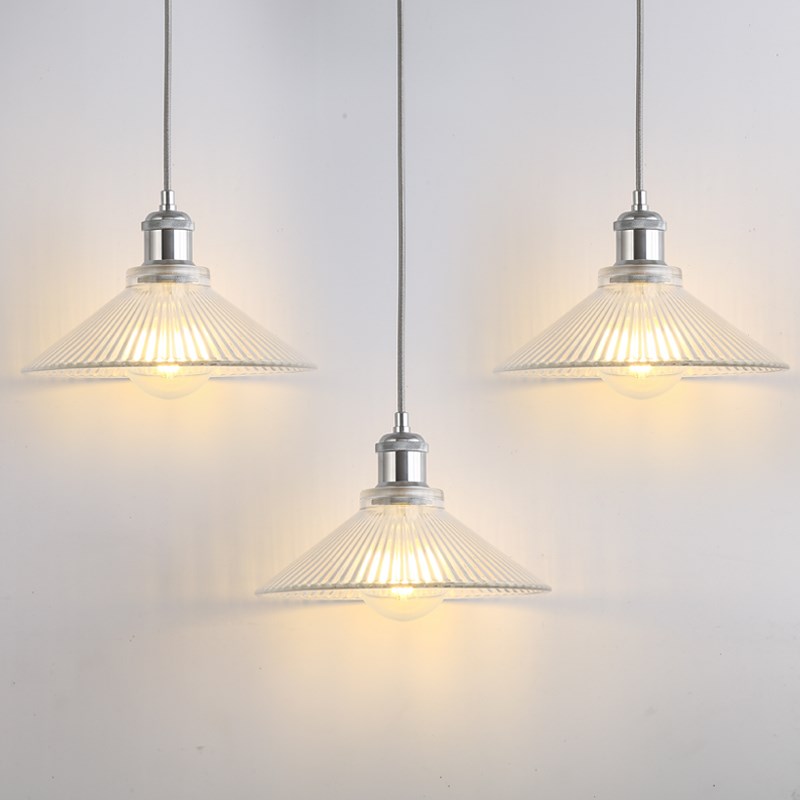 玻璃餐厅吊灯具北欧现代简约餐桌饭厅灯创意艺术吧台店铺商用吊灯