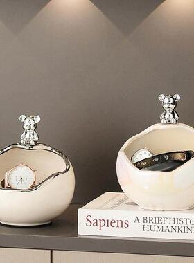 入户门口玄关钥匙收纳置物架摆件客厅家居轻奢装饰品乔迁新居礼品