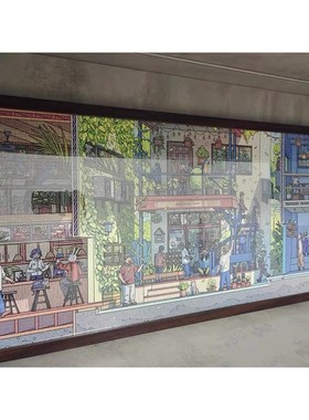 猫空简约木质拼图框 1000片 81.3x40.6 950片102x34拼图相框装裱