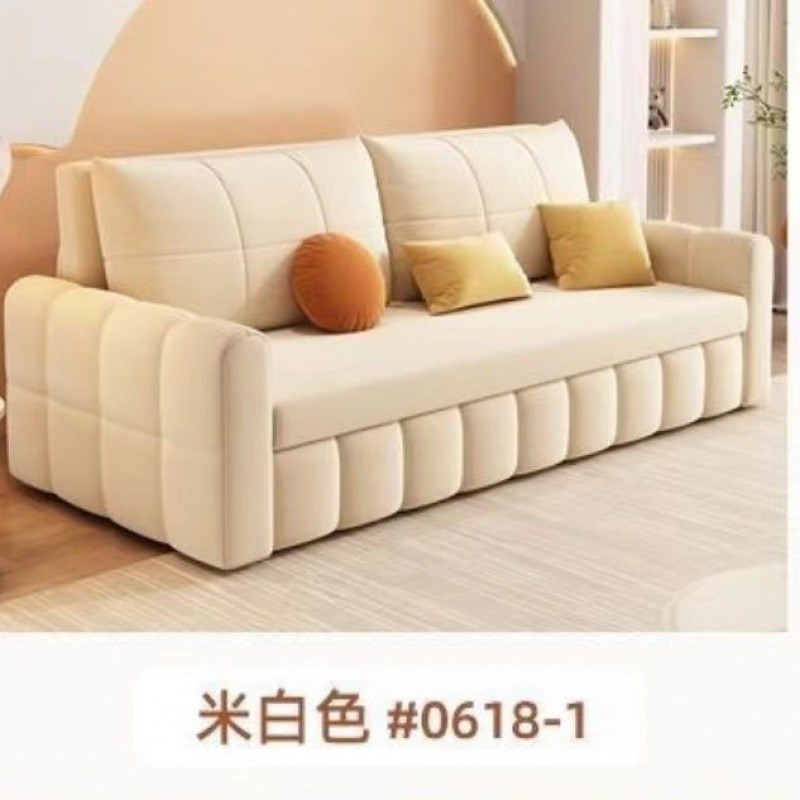 沙发床多功能两用一体可折叠储物奶油家用现代客厅小户型新款