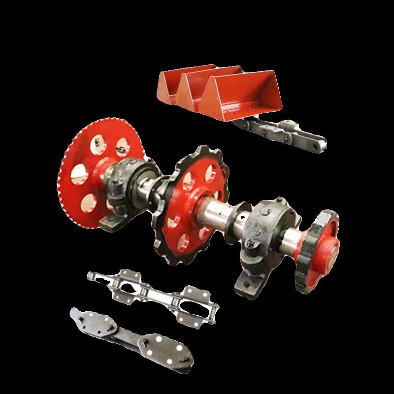 NE提升机天地链轮斗式提升机配件头轮尾轮输送机传动链轮头尾总承