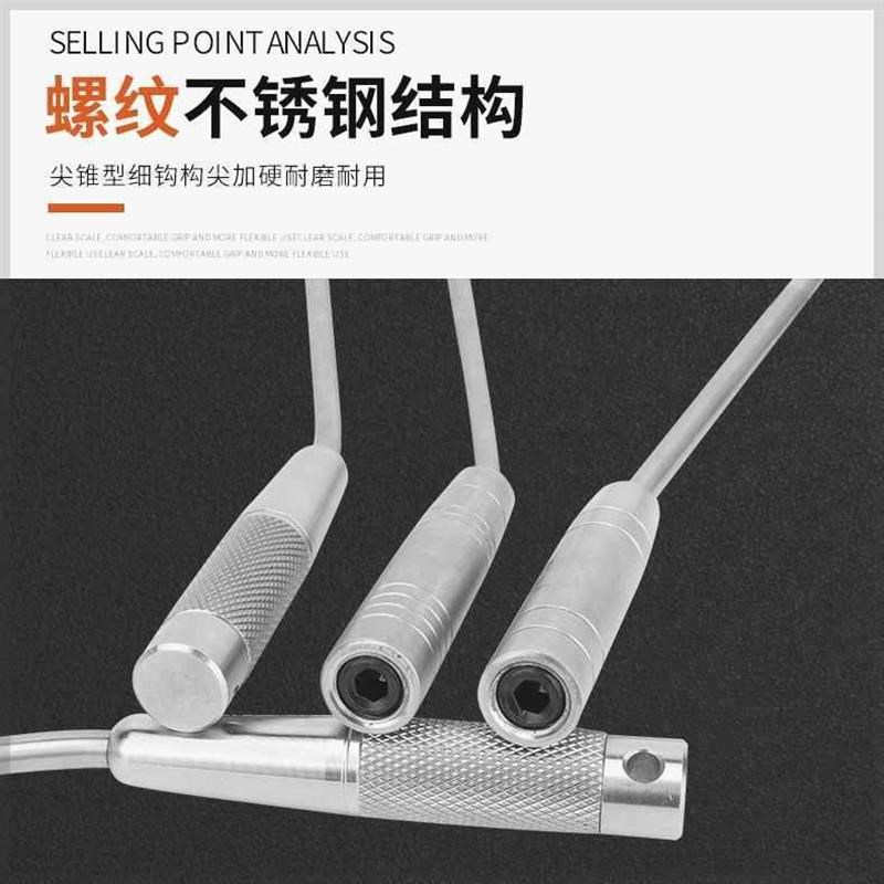 钢筋勾不锈钢螺纹钢筋工扎丝钩绑C钩加硬耐敲扎钩钢筋工钢筋工扎