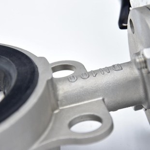 304 手柄对夹式 316L软密封 16P 花园喷灌用全不锈钢对夹蝶D71X