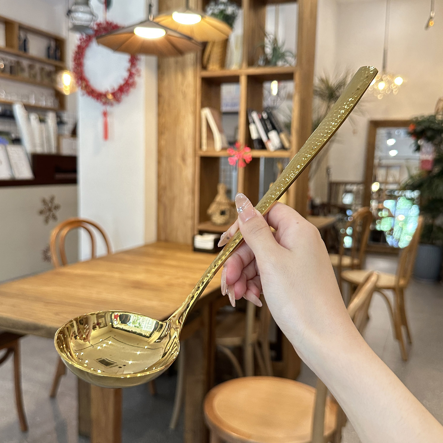 大几百的 品质货!专注品质v304不锈钢大漏勺大汤壳盛汤勺子火锅勺