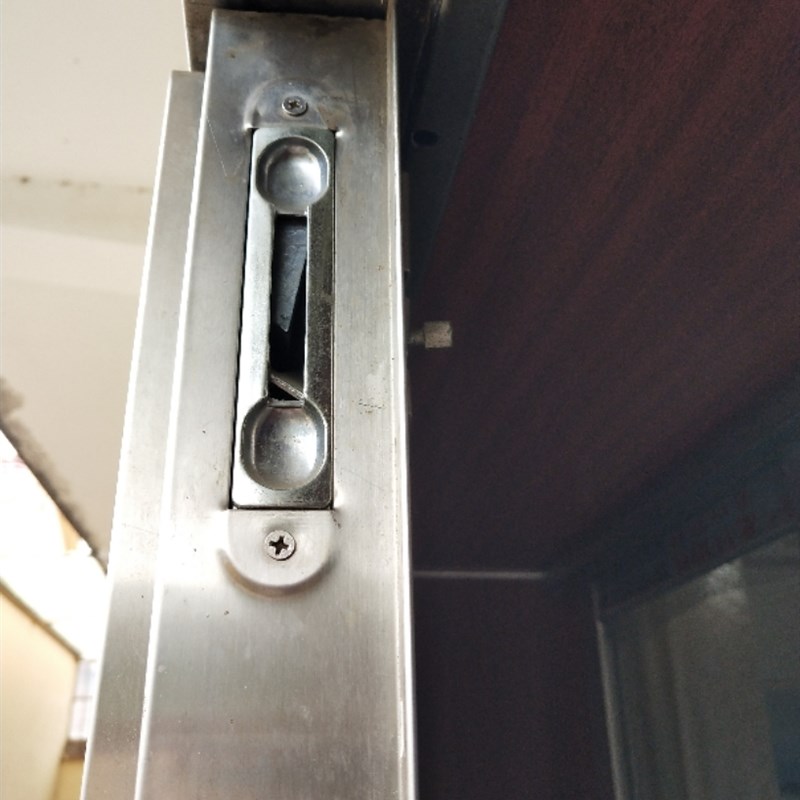 不锈钢门大门天地隐形插销锁防盗子母门K暗插销6寸圆头老式暗插销