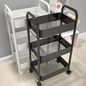 小推车置物架落地厨房浴室移动零食卫生间多层卧室床头收纳储物架