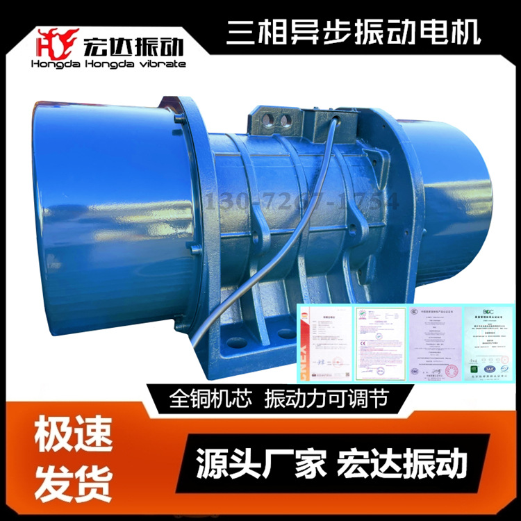 XVM-A125-6振动电机 9.5KW 重型振动筛用振打电机