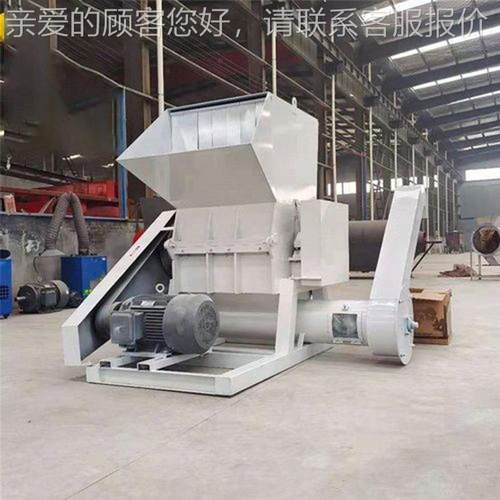 PVC板颗HNL粒机碎蛇皮扣管双联管破机高压气管与内玻部尼龙线分离