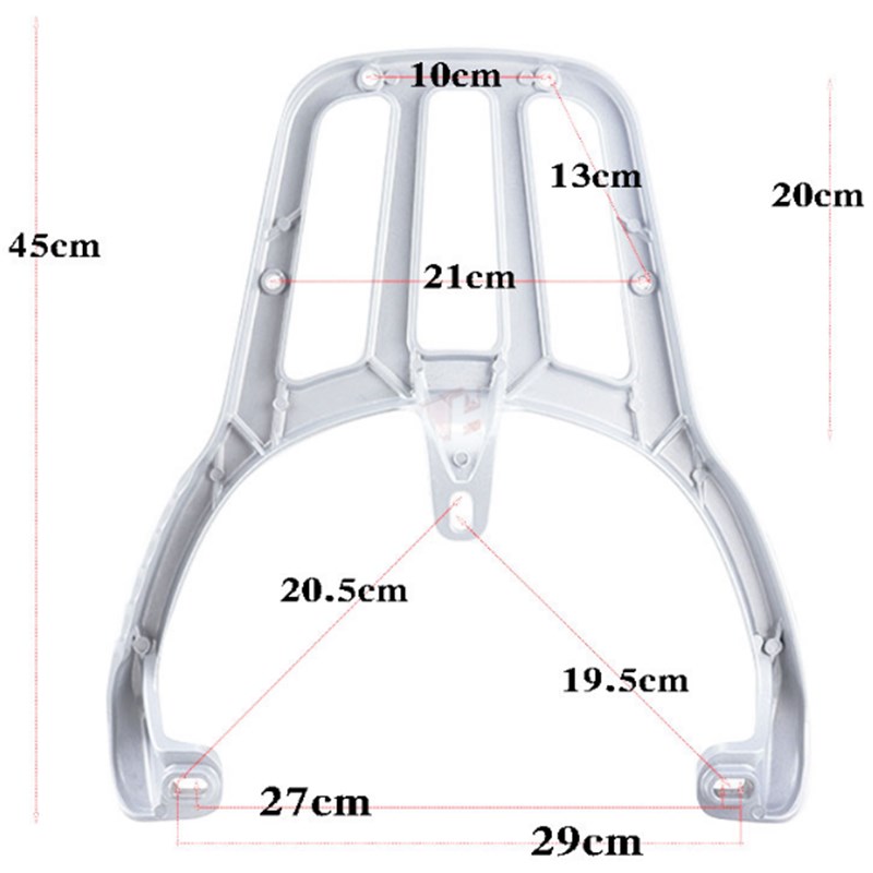 小刀电动车后尾架N8 N9 N11 N1F2电瓶车货架改装加装后备箱尾箱架