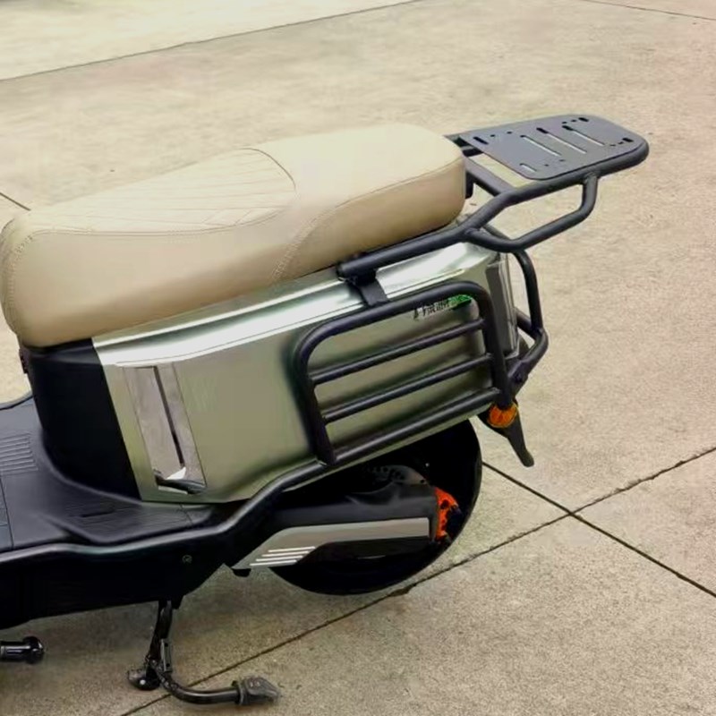 适用绿源Fd35/ZF35电动车护杠加厚保险杠电瓶车后尾架后货架配件.