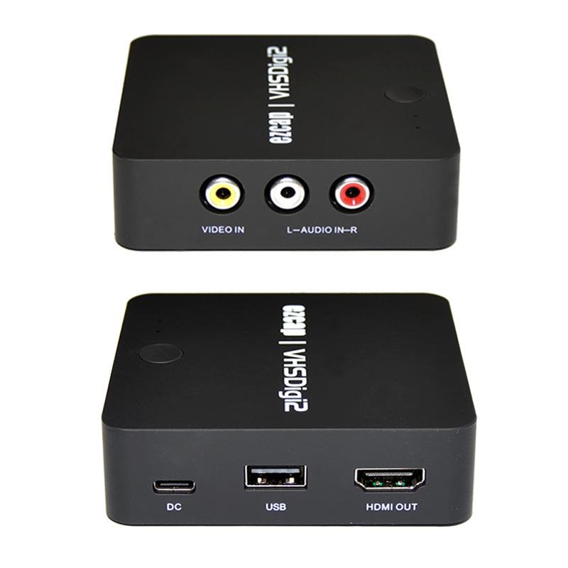 高清AV视频采集卡CVBS模拟视频录制盒老式磁带录像机摄像机机顶盒