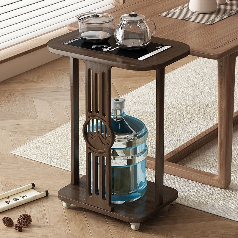 移动茶台小茶桌i家用茶水柜阳台茶车茶几具茶盘烧水壶一体组合边