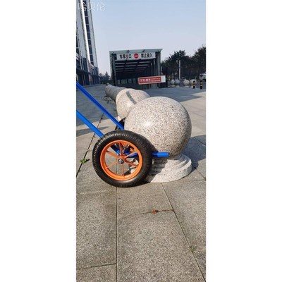 路障石球搬运车石墩子推车石球手推车石球移动R车石墩子移动推车
