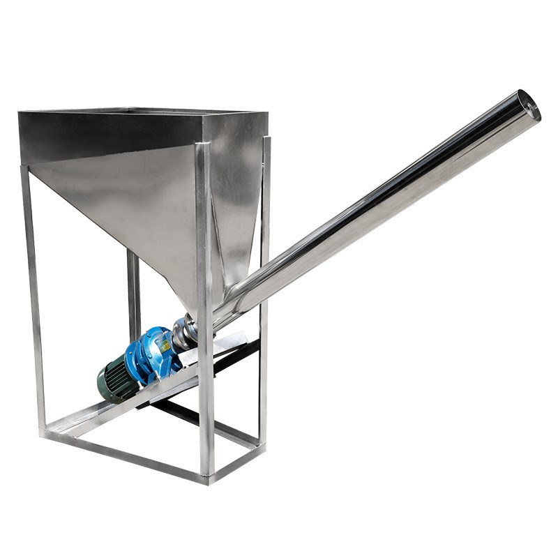螺旋上料机喂料机管式不锈钢提升机蛟龙叶片粉末颗粒物料输送料机