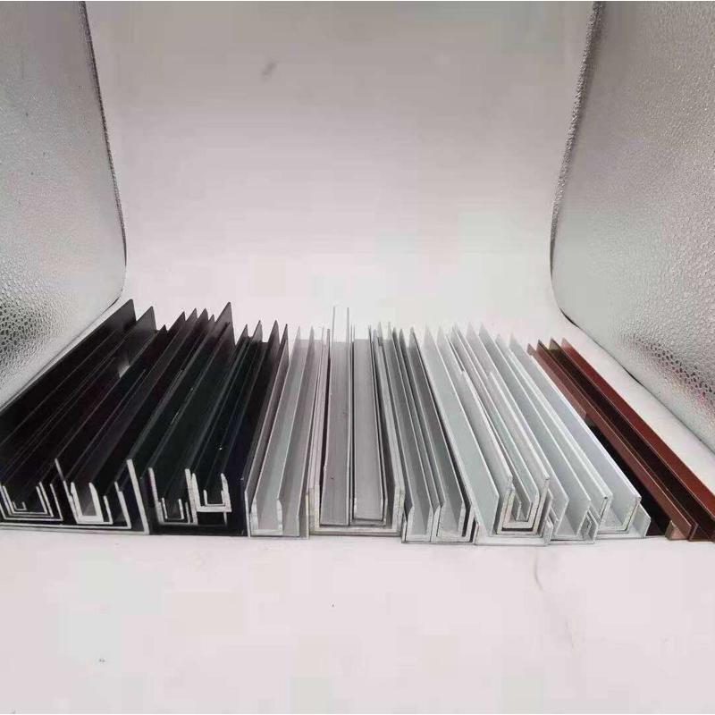 铝合金u型槽70*40*2内劲66黑色u形槽铝合金型材包边条U型铝条槽铝