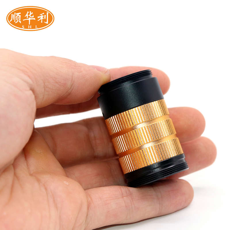 CCD工业显微镜放大镜头100倍可调机械视觉远心长距离热压排机对齐