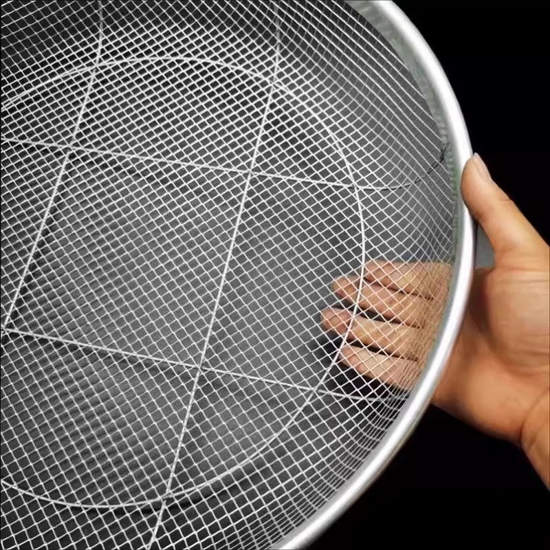 不锈钢筛过滤网园艺筛土筛石子沙子过滤J筛铁筛筛子晾晒簸箕筛网