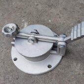 量油孔加油站配件量油口 量油孔GLY铝合金脚踏式 脚踏式 手轮旋转式